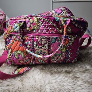 Vera Bradley Vera Tote in Pink Swirls. NWT